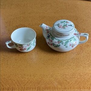 National Wildlife Federation Teapot with lid and Teacup Set